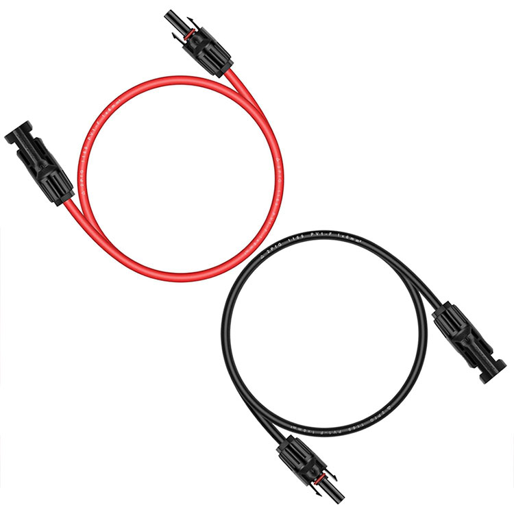 3Ft 10AWG fotovoltaisk kabel for solcelleladekontroller