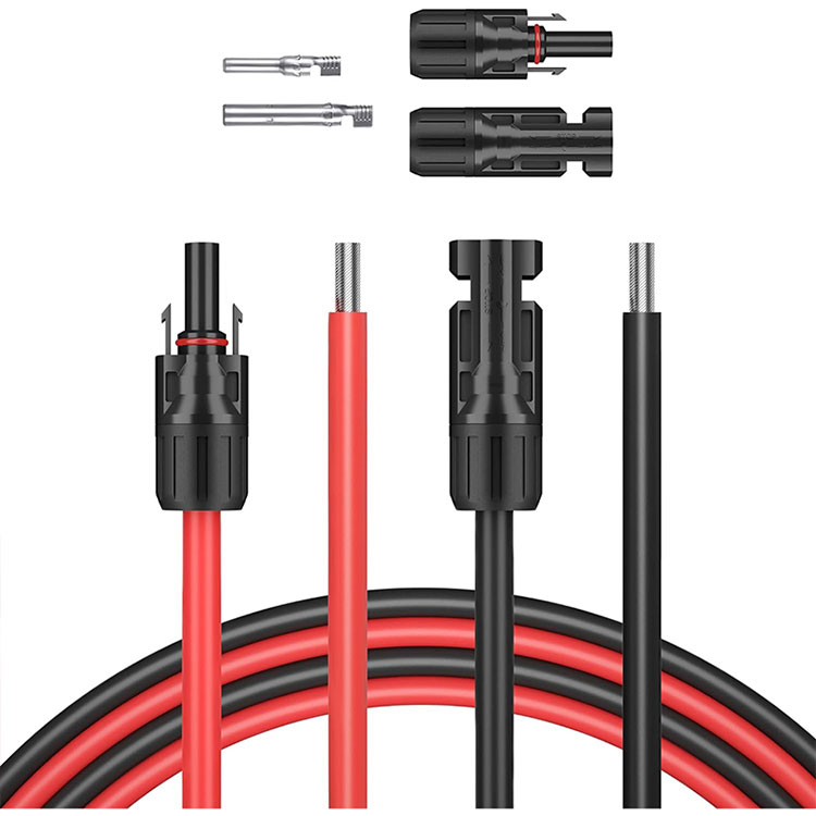 5 fot 10AWG(6mm2) solpanelledning