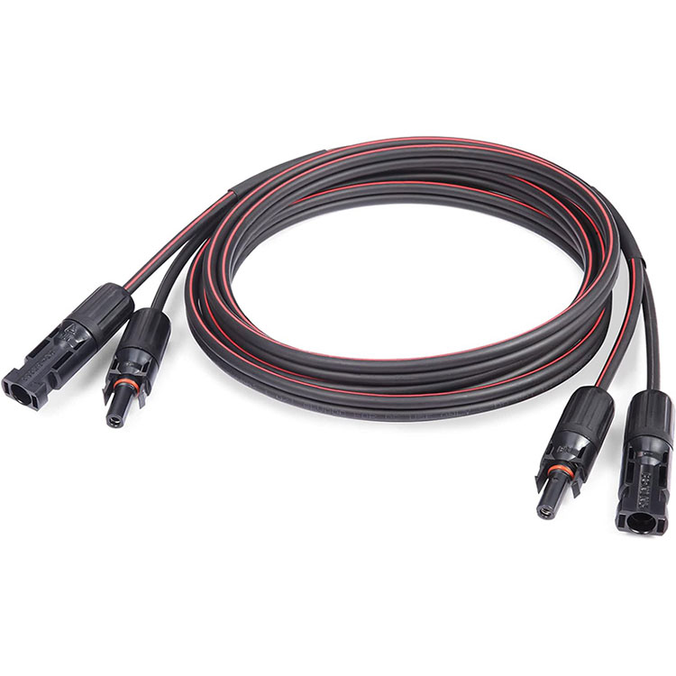 krympeinnpakning forsterket 10 gauge tvilling solcellekabel 30 fot
